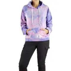 MPROPIA - Polerón Canguro Invierno Mujer Algodón Tie Dye. Colores 794