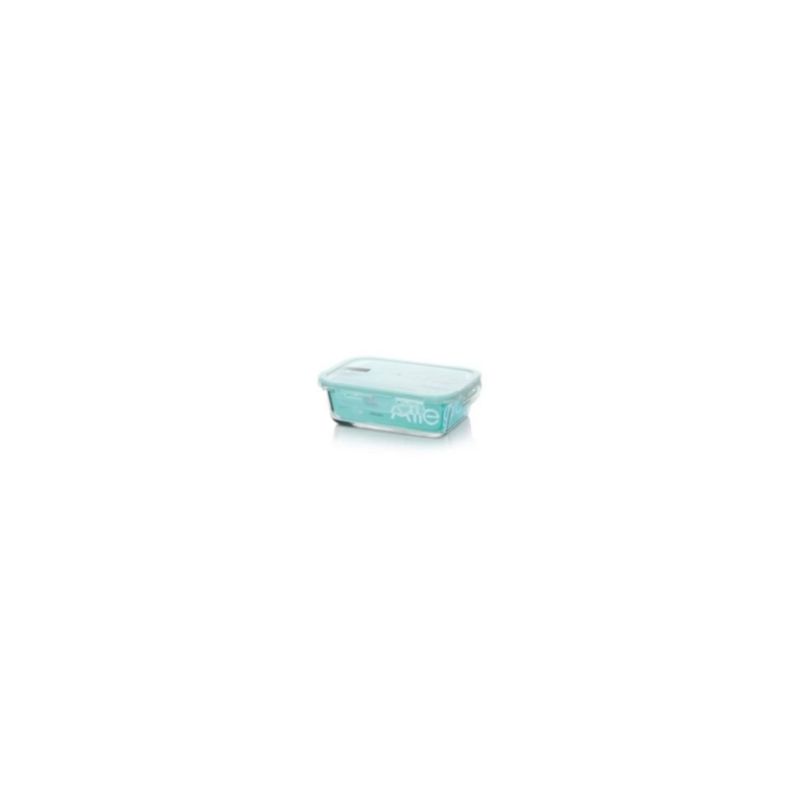 GENERICO - Contenedor Hermético Vidrio Rectangular 420ml Allegra