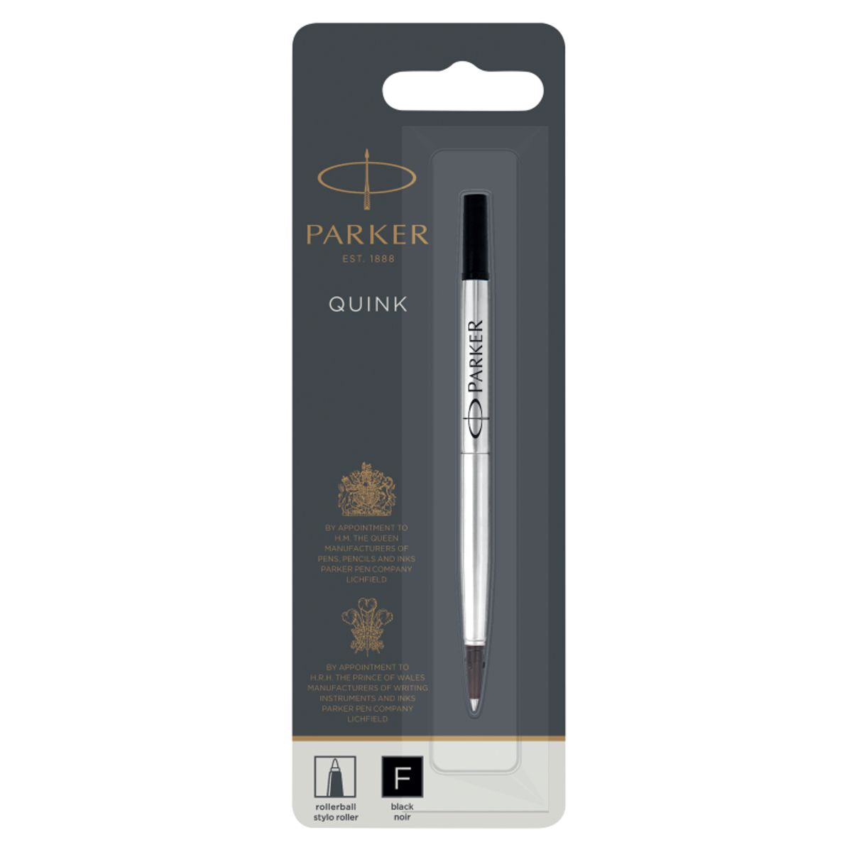 PARKER - Repuesto Roller Ball Negro 0.5 Parker