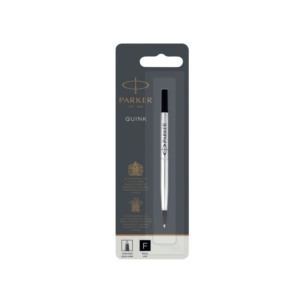 PARKER - Repuesto Roller Ball Negro 0.5 Parker