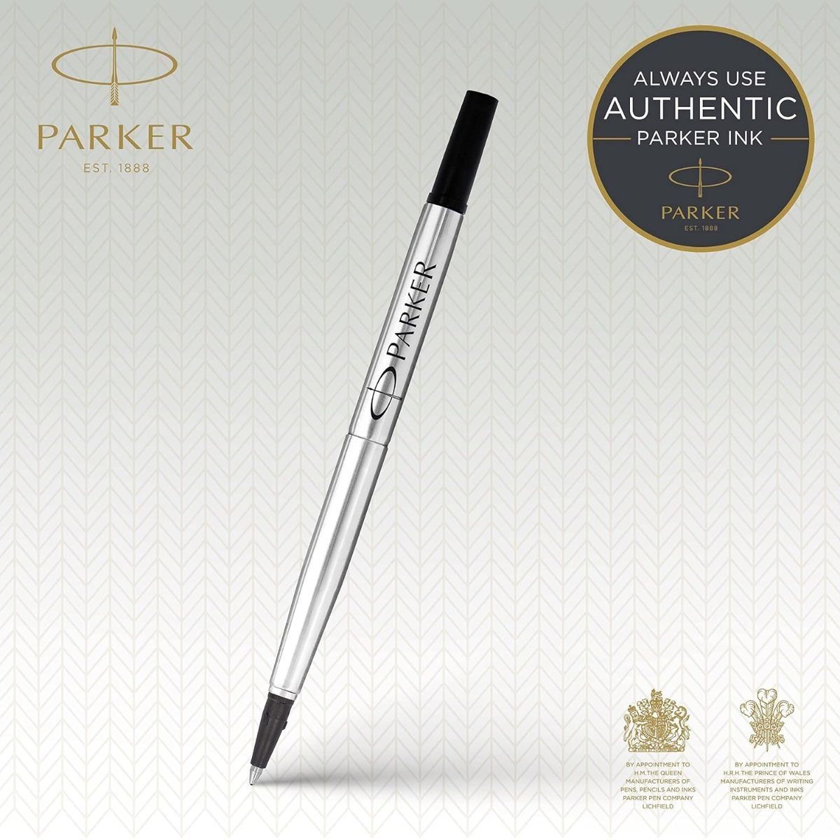 PARKER - Repuesto Roller Ball Negro 0.5 Parker
