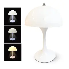SANTU HOME & DECO - Lámpara LED Velador Mesa Dormitorio 3 Niveles Intensidad