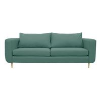 SOFA BOLLEN FELPA VERDE 2 CUERPOS