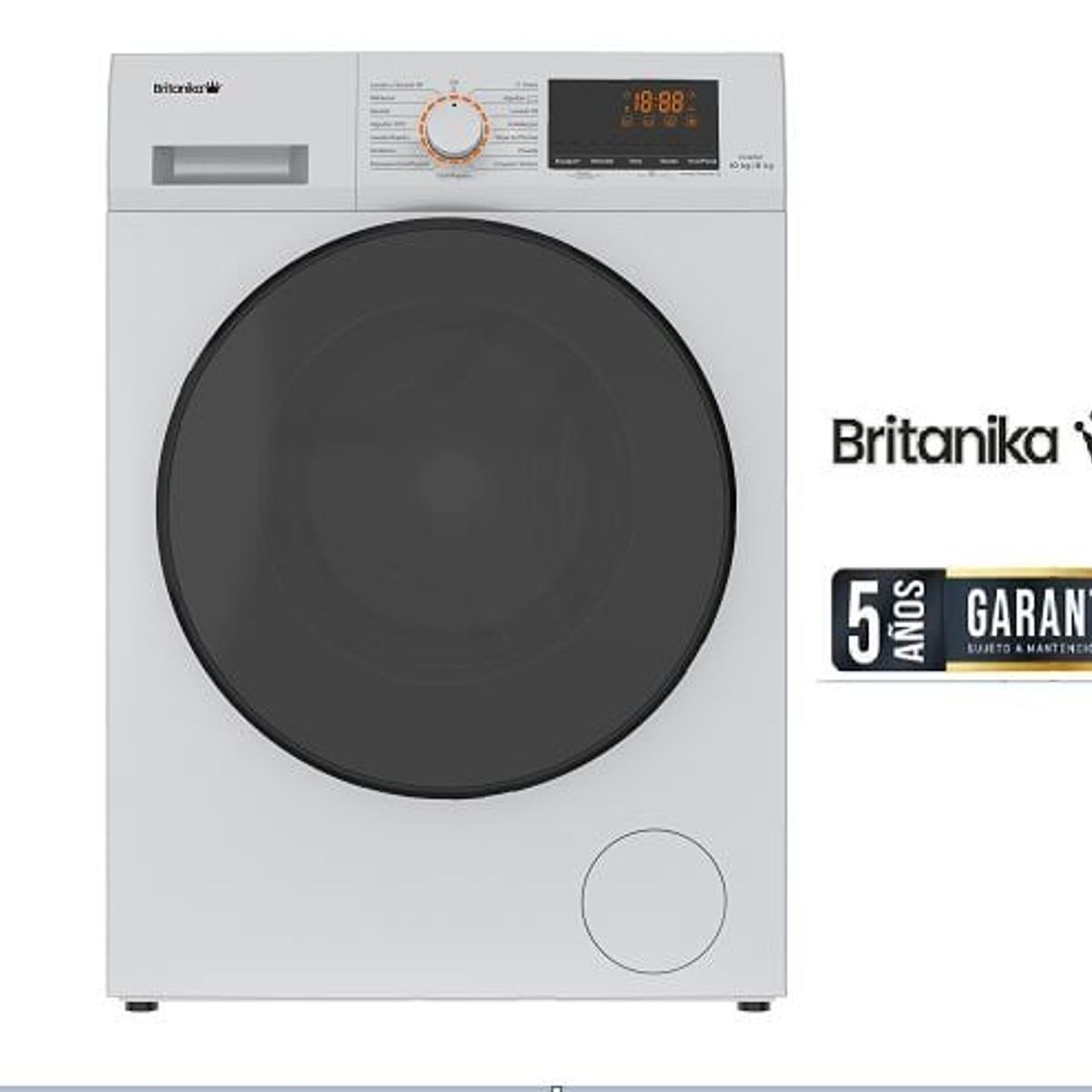 BRITANIKA - Lavadora Secadora Galanz Carga Frontal 10 Kg