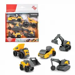 Dickie Toys - Set 5 Maquinas Juguetes Volvo
