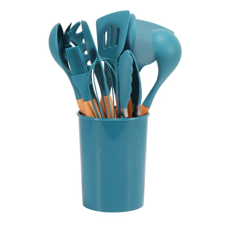 OEM - SET DE 12 PIEZAS UTENSILIOS DE COCINA DE SILICON