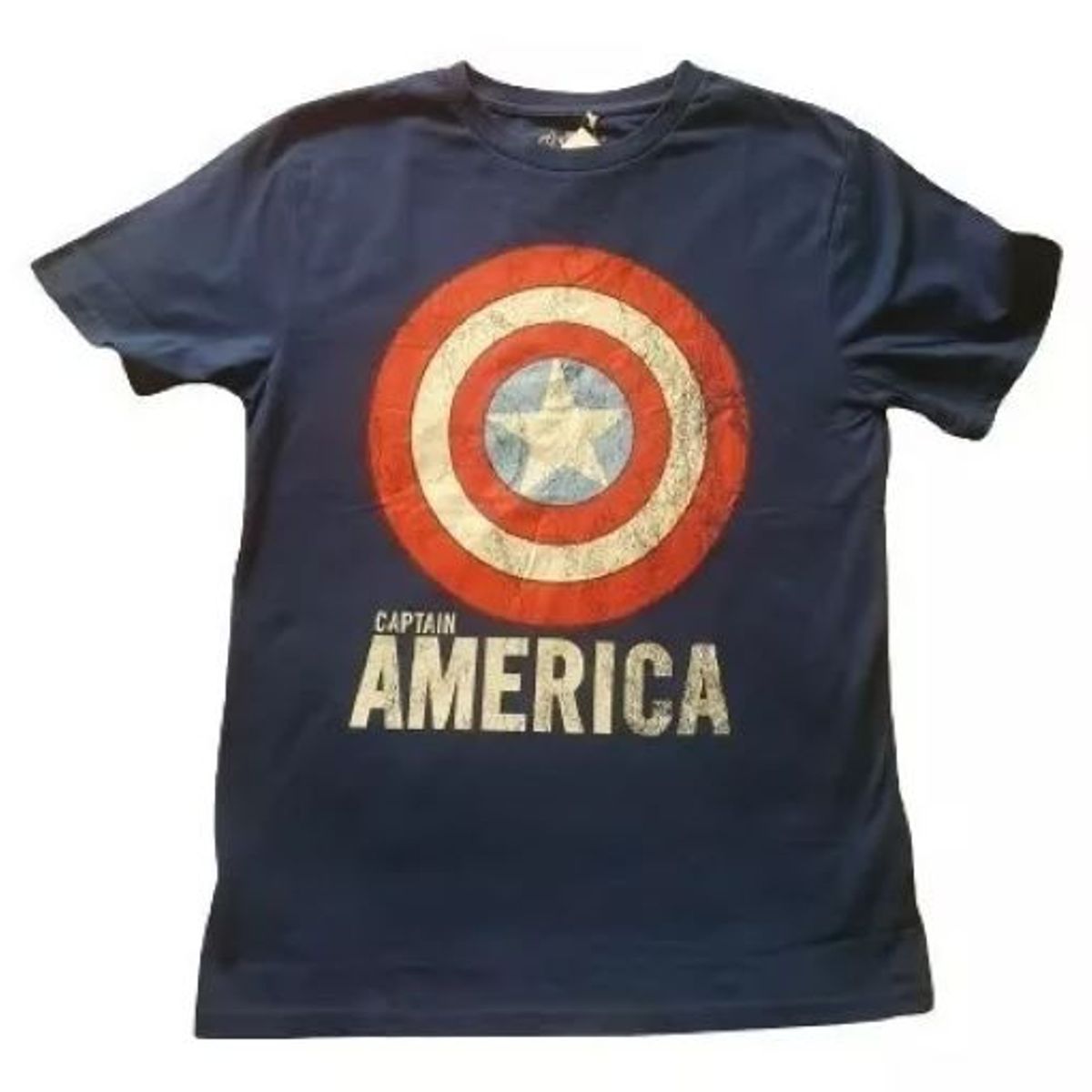 MARVEL COMICS - Polera Estampada De Algodón Capitan America Original Marvel
