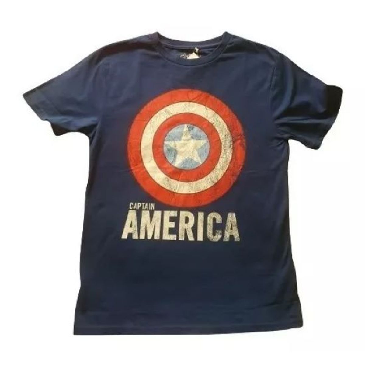 MARVEL COMICS - Polera Estampada De Algodón Capitan America Original Marvel