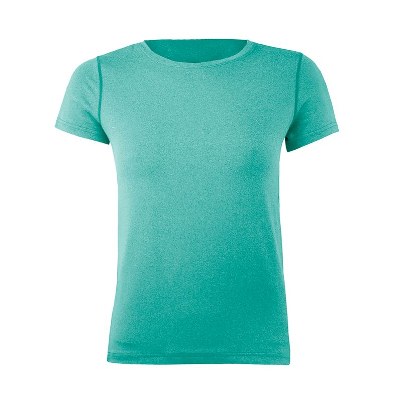 ANDESLAND OUTDOOR APPAREL - Polera Dry Fit Manga Corta Urocyon Turquesa Mujer