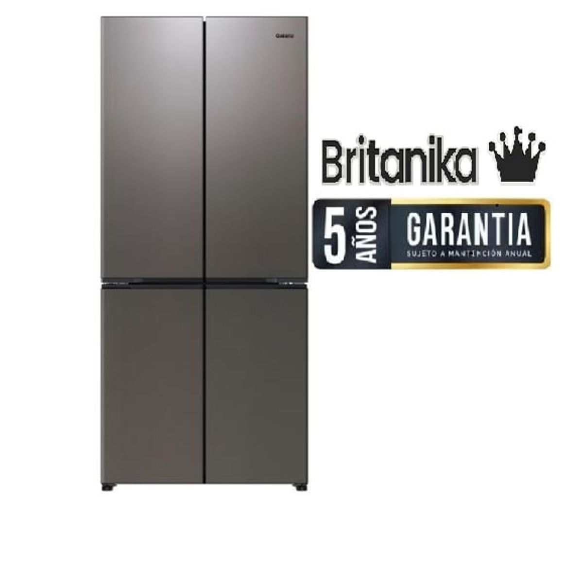 BRITANIKA - Refrigerador  Galanz 500 Lts Inox