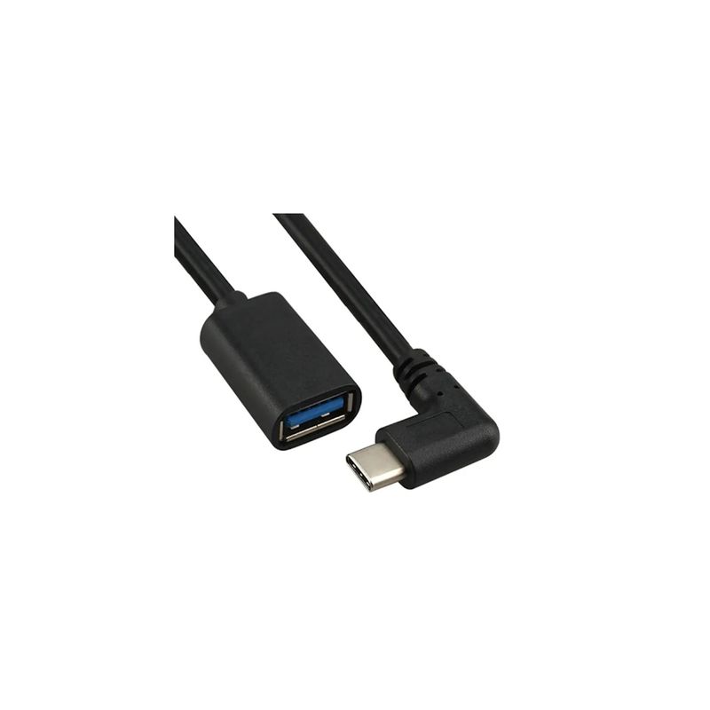 GENERICO - Cable Otg Adaptador Usb-C M Usb-A 3.0 H Angular 25cms GENERICO
