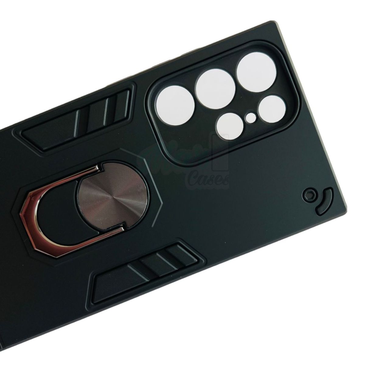 GENERICO - Carcasa Para Samsung S23 Ultra Anti Golpes Anillo Negro