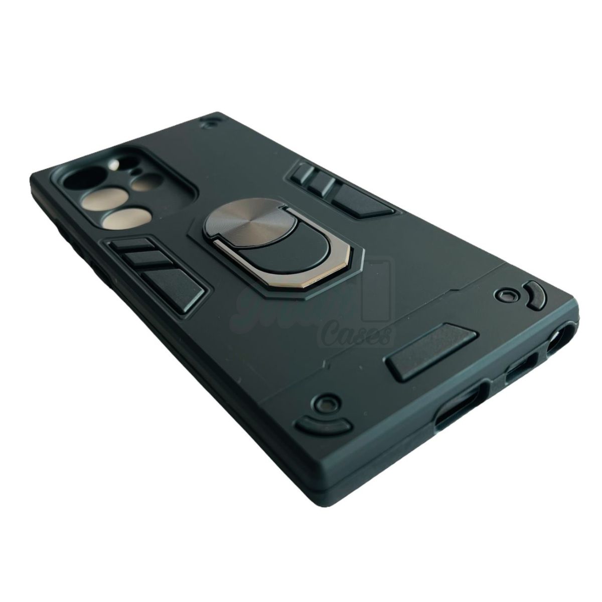 GENERICO - Carcasa Para Samsung S23 Ultra Anti Golpes Anillo Negro