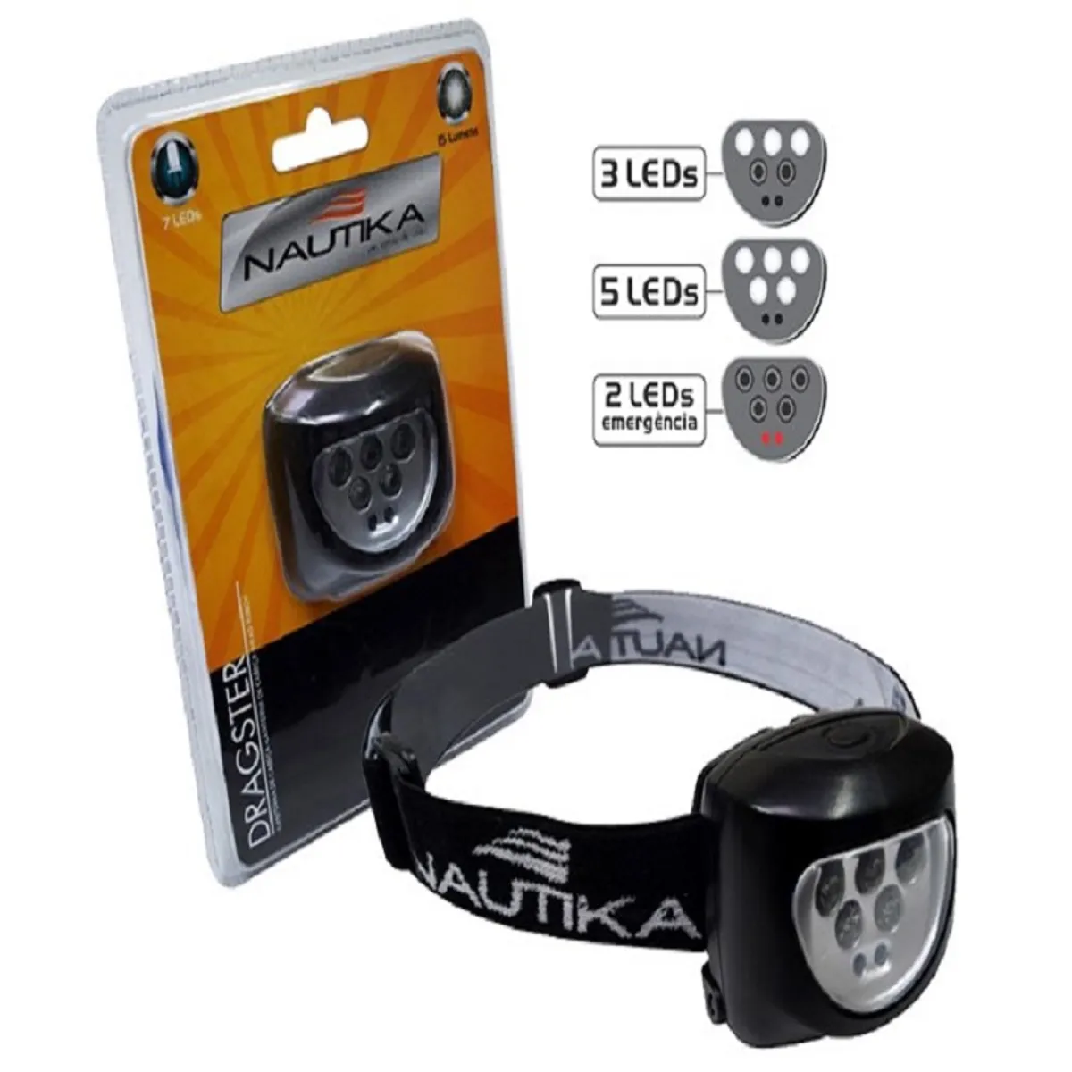 NAUTIKA - Linterna Frontal Dragster