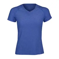 ANDESLAND OUTDOOR APPAREL - Polera Dry Fit Manga Corta Cuello V Cape Azulino Mujer