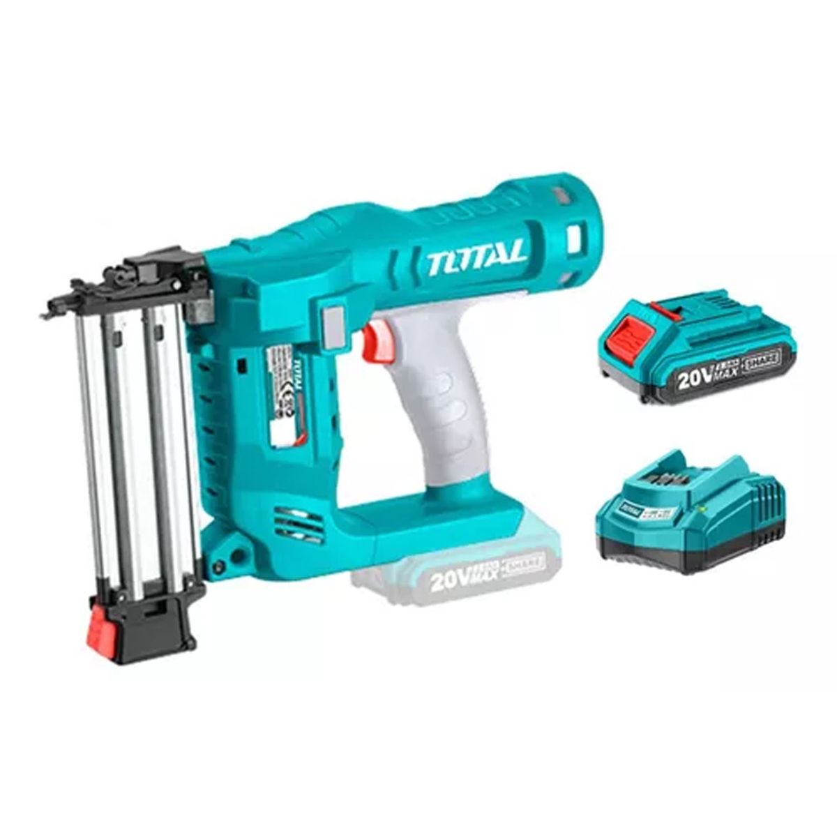 TOTAL TOOLS - Pistola Clavadora Inalámbrica 15-50mm 20v Bat Carg Total
