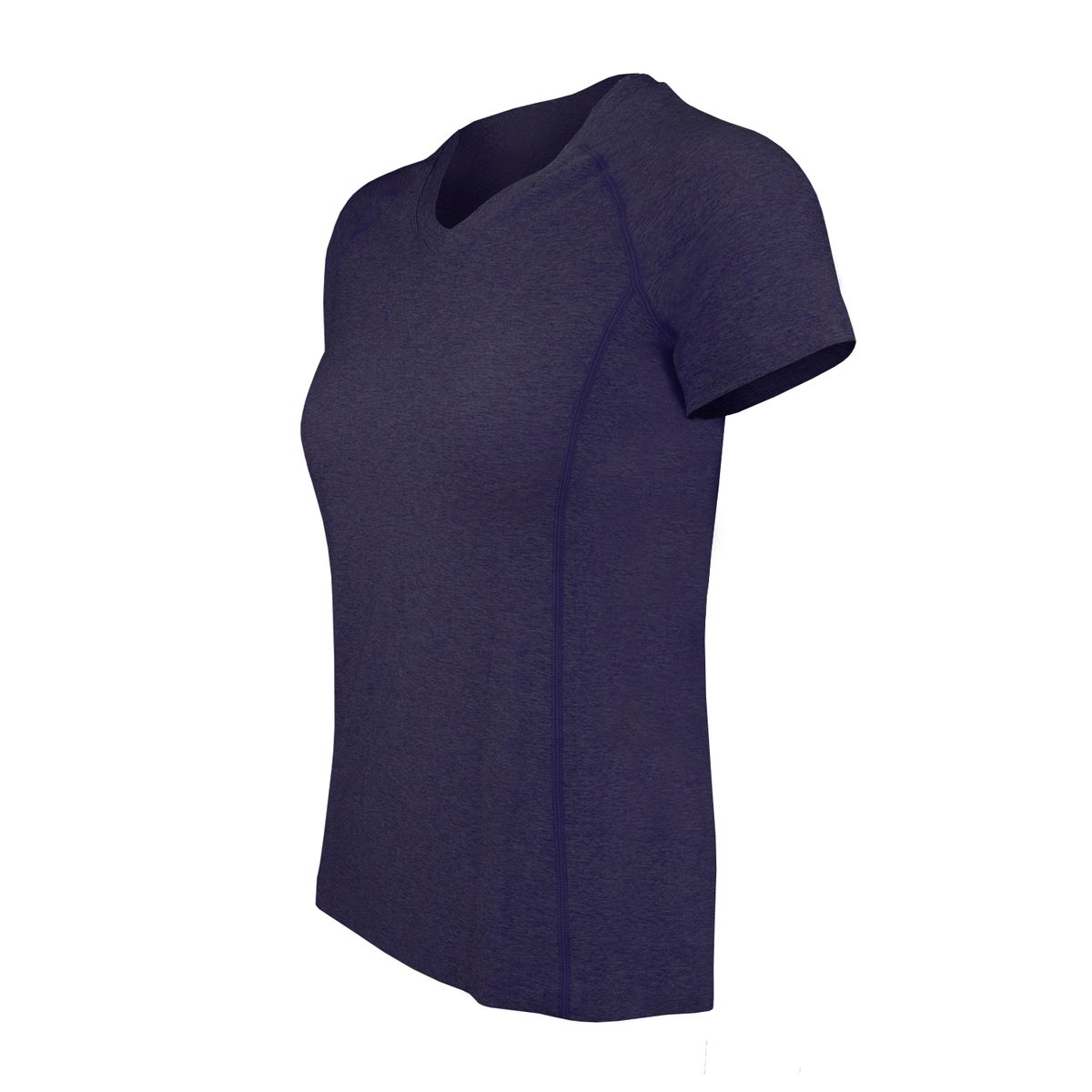 ANDESLAND OUTDOOR APPAREL - Polera Dry Fit Manga Corta Cuello V Cape Azul Mujer