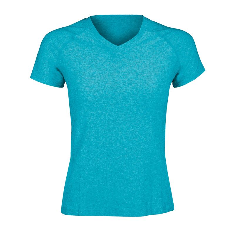 ANDESLAND OUTDOOR APPAREL - Polera Dry Fit Manga Corta Cuello V Cape Calipso Mujer