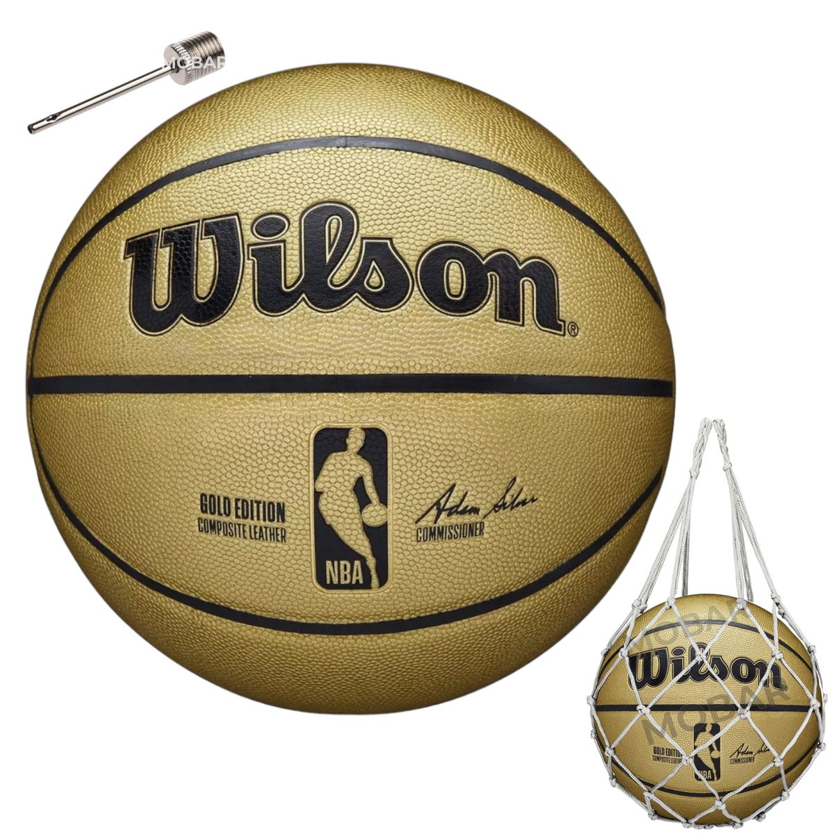 WILSON - Balon Basquetbol Pelota Basketball Wilson Gold Cuero Pu N° 7