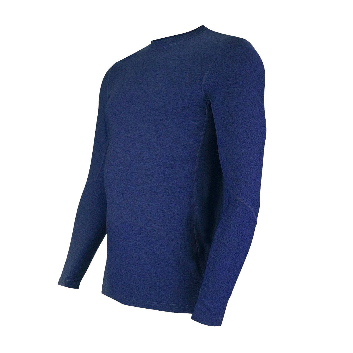 ANDESLAND OUTDOOR APPAREL - Polera Dry Fit Manga Larga Bangsi Azul Hombre