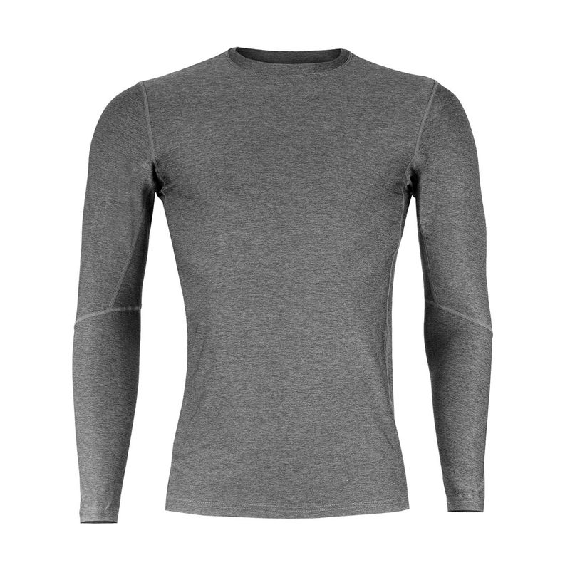 ANDESLAND OUTDOOR APPAREL - Polera Dry Fit Manga Larga Bangsi Gris Hombre