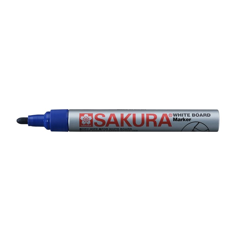 SAKURA - Plumon de Pizarra Punta Redonda Recargable Sakura 20mm Azúl