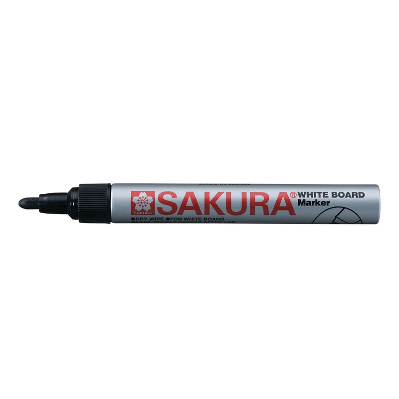 SAKURA - Plumon de Pizarra Punta Redonda Recargable Sakura 20mm Negro