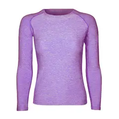 ANDESLAND OUTDOOR APPAREL - Polera Dry Fit Manga Larga Bangsi Lila Mujer.-