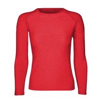 Polera Dry Fit Manga Larga Bangsi Roja Mujer