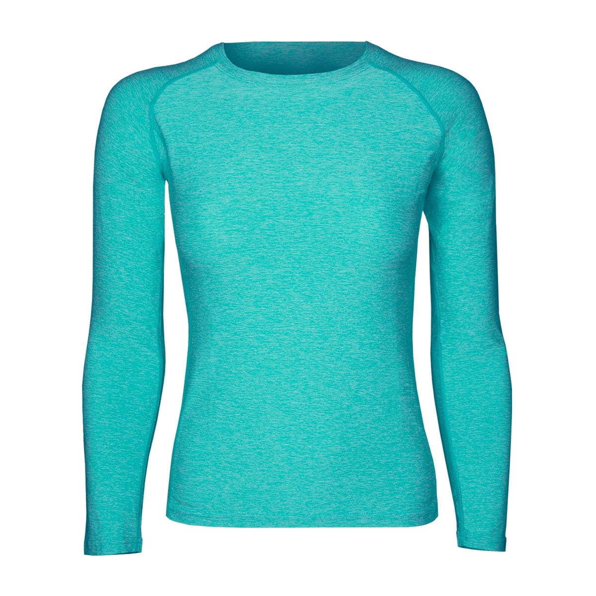 ANDESLAND OUTDOOR APPAREL - Polera Dry Fit Manga Larga Bangsi Turquesa Mujer