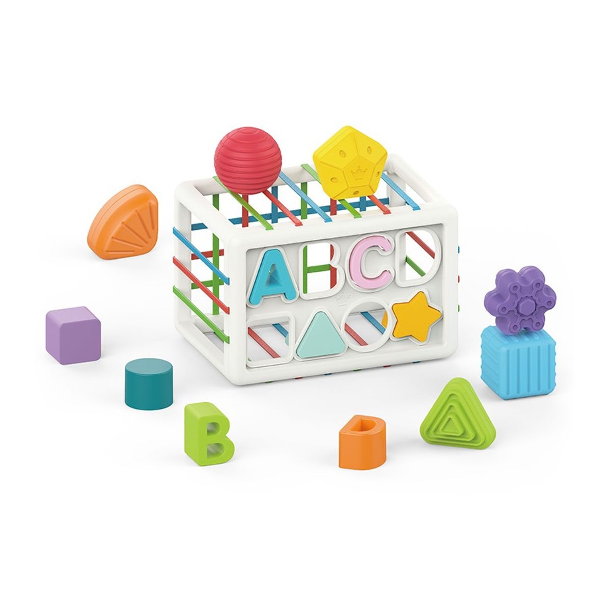 HUANGER - Rectángulo de Encaje y Sensorial Montessori