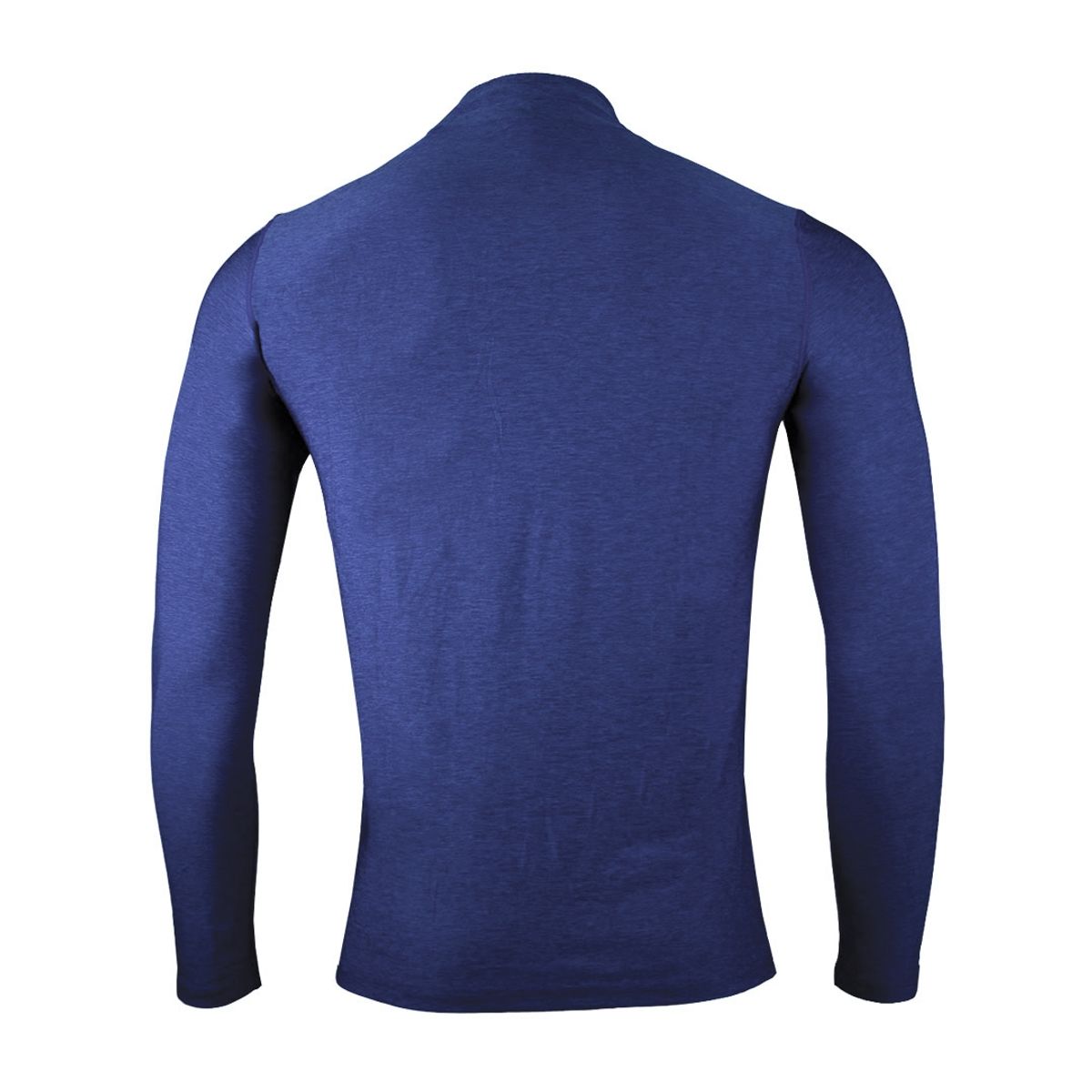 ANDESLAND OUTDOOR APPAREL - Polera Dry Fit Manga Larga Con Cierre Pale Azul Hombre
