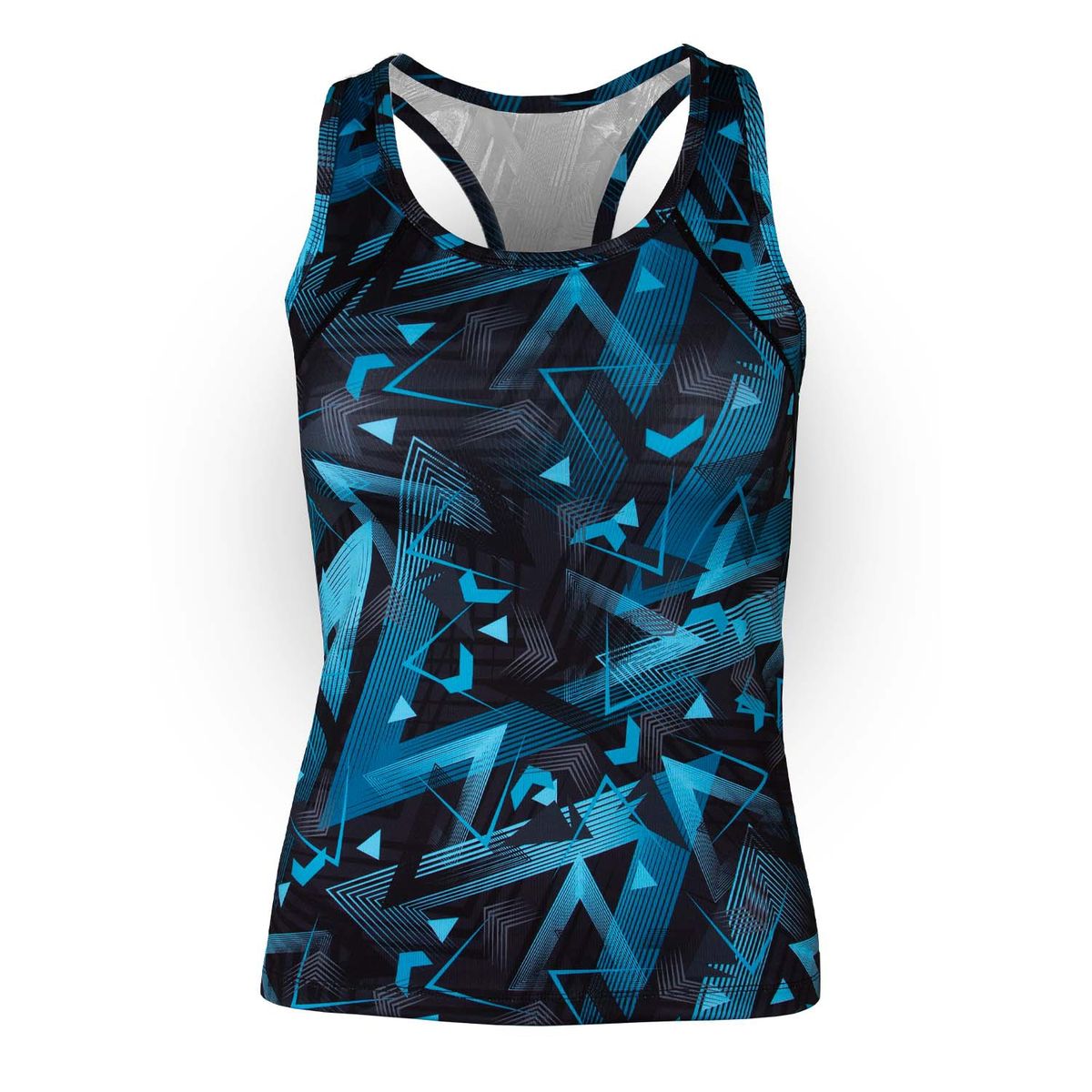 ANDESLAND OUTDOOR APPAREL - Musculosa Stretch Colorado Estampado Turquesa Mujer