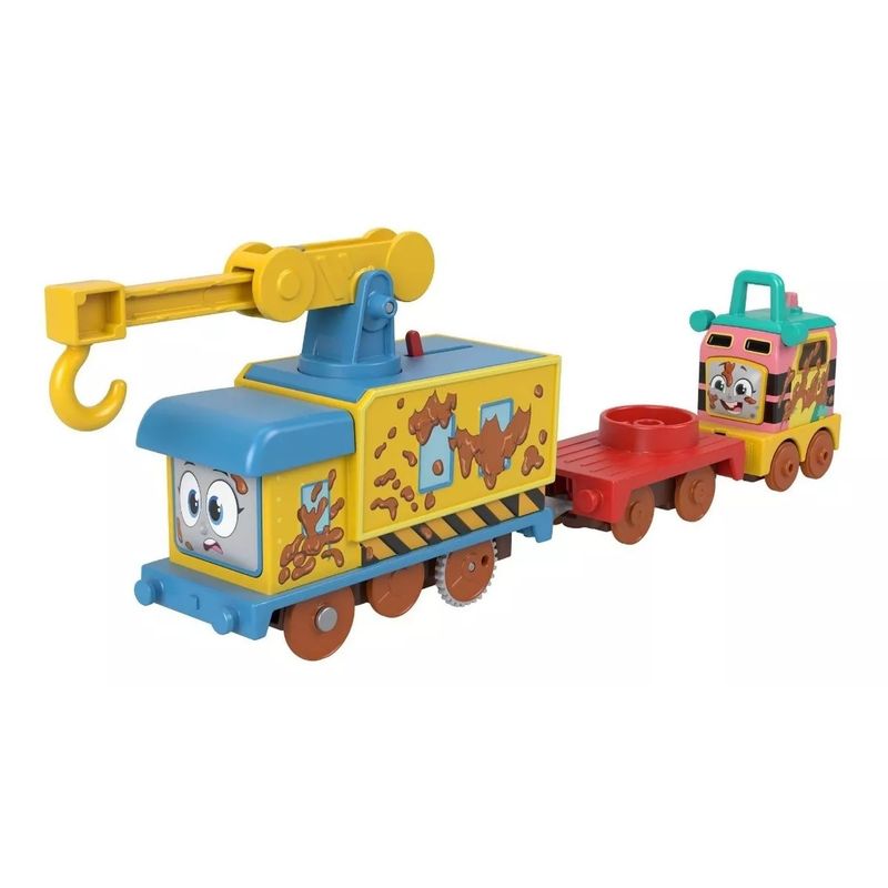 FISHER PRICE - Tren Track Master Muddy Motorizado Thomas Hhn43