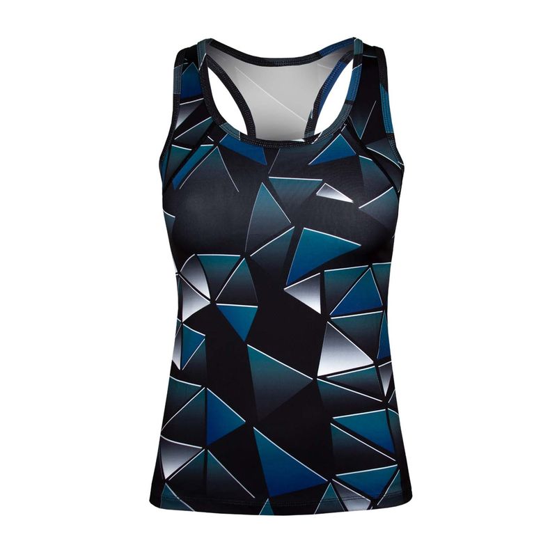 ANDESLAND OUTDOOR APPAREL - Musculosa Stretch Colorado Estampado Triángulos Mujer