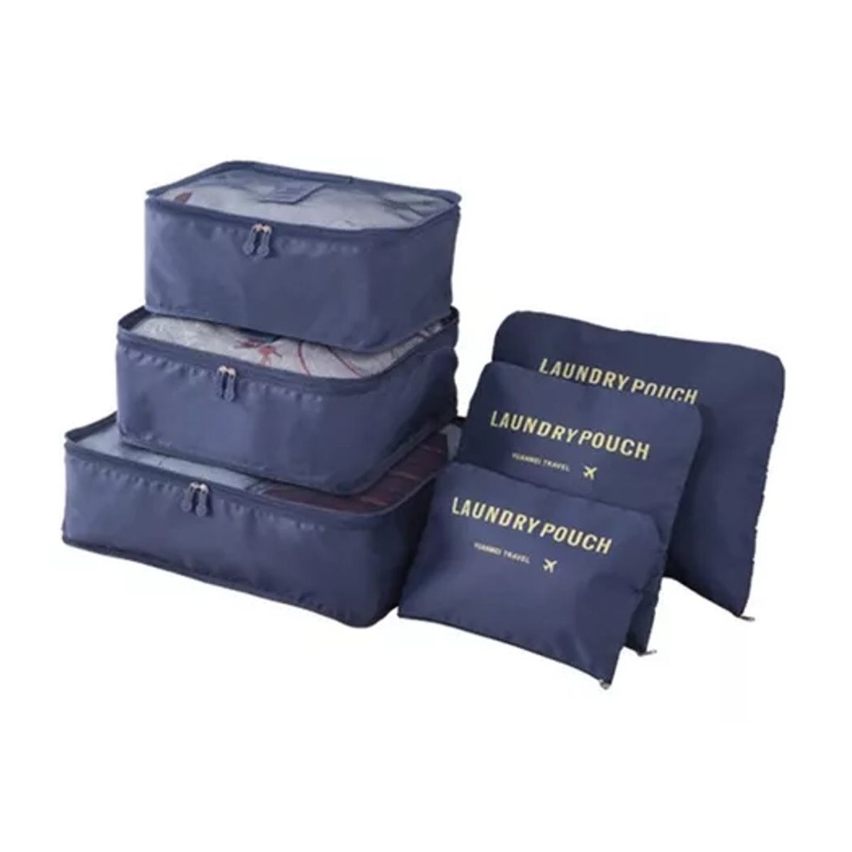 GENERICO - Set 6 Organizadores De Equipaje De Viaje Bolsa Ropa Interior