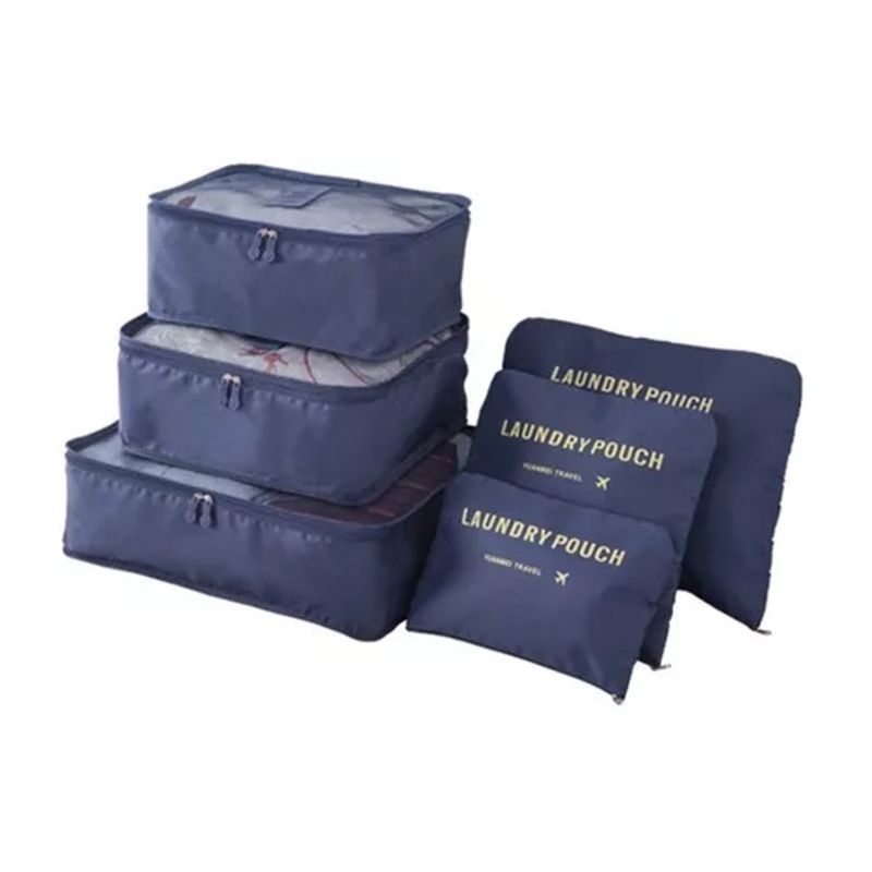 GENERICO - Set 6 Organizadores De Equipaje De Viaje Bolsa Ropa Interior