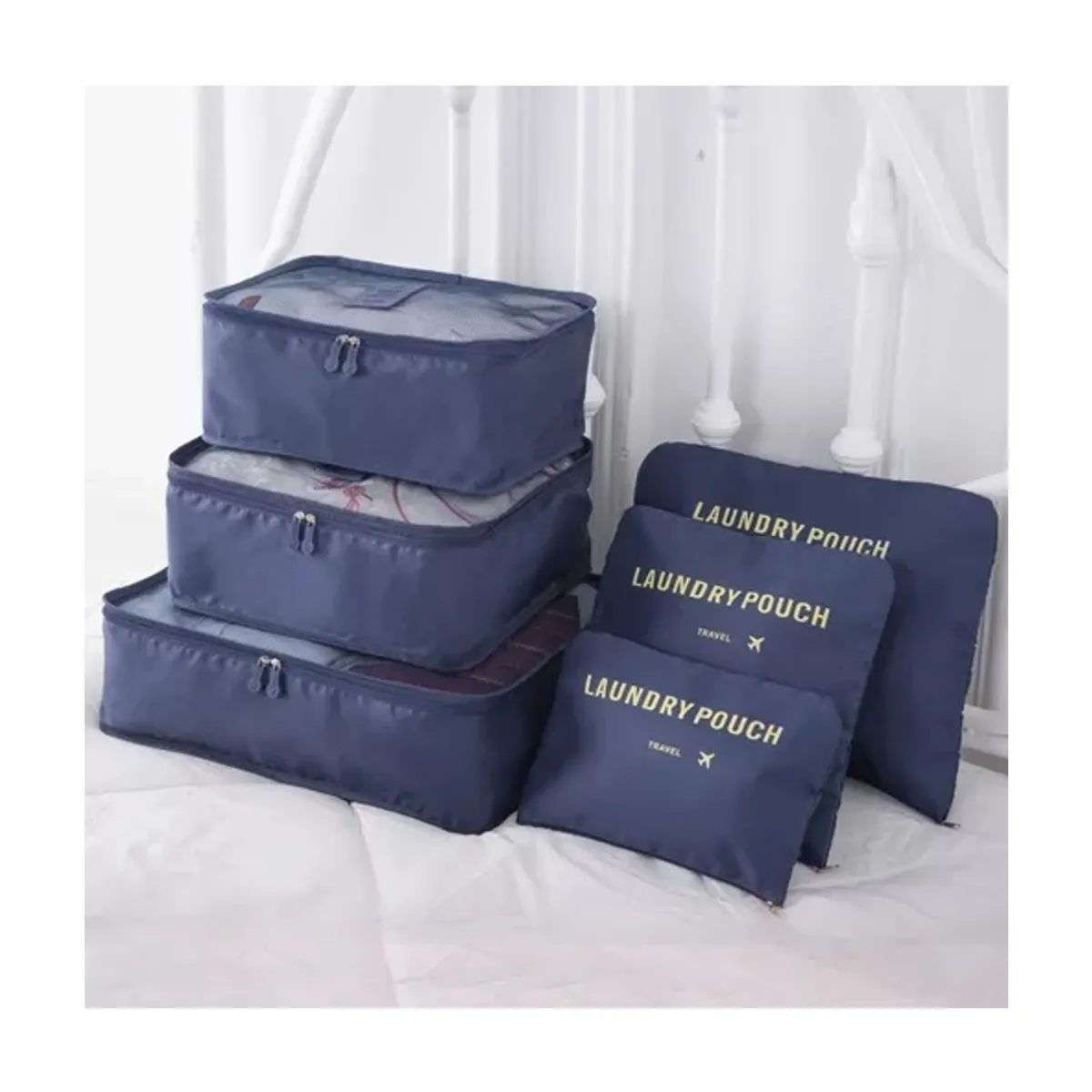 GENERICO - Set 6 Organizadores De Equipaje De Viaje Bolsa Ropa Interior