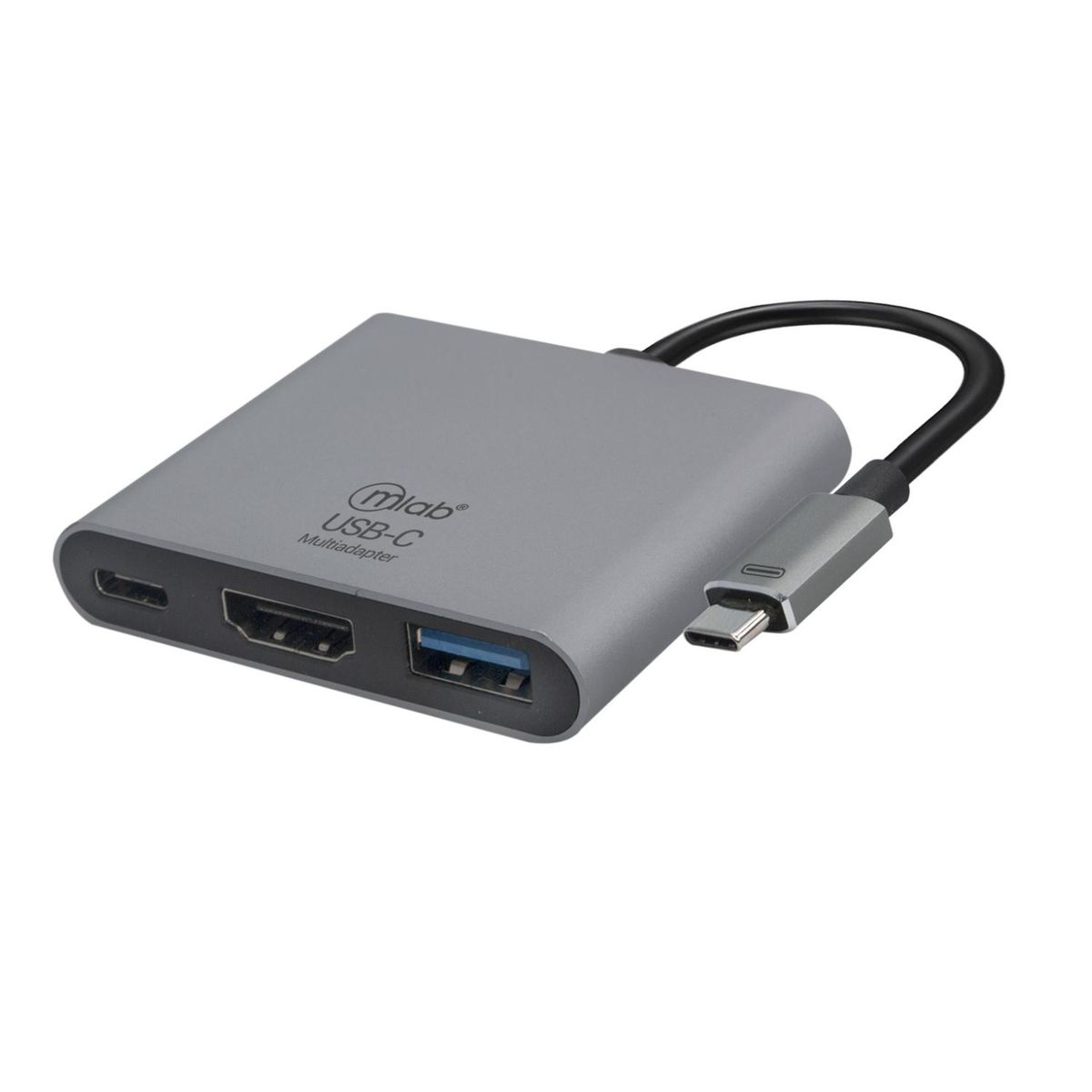 MLAB - Hub Adaptador USB C A USB 3.0 HDMI USB C 8862 Mlab