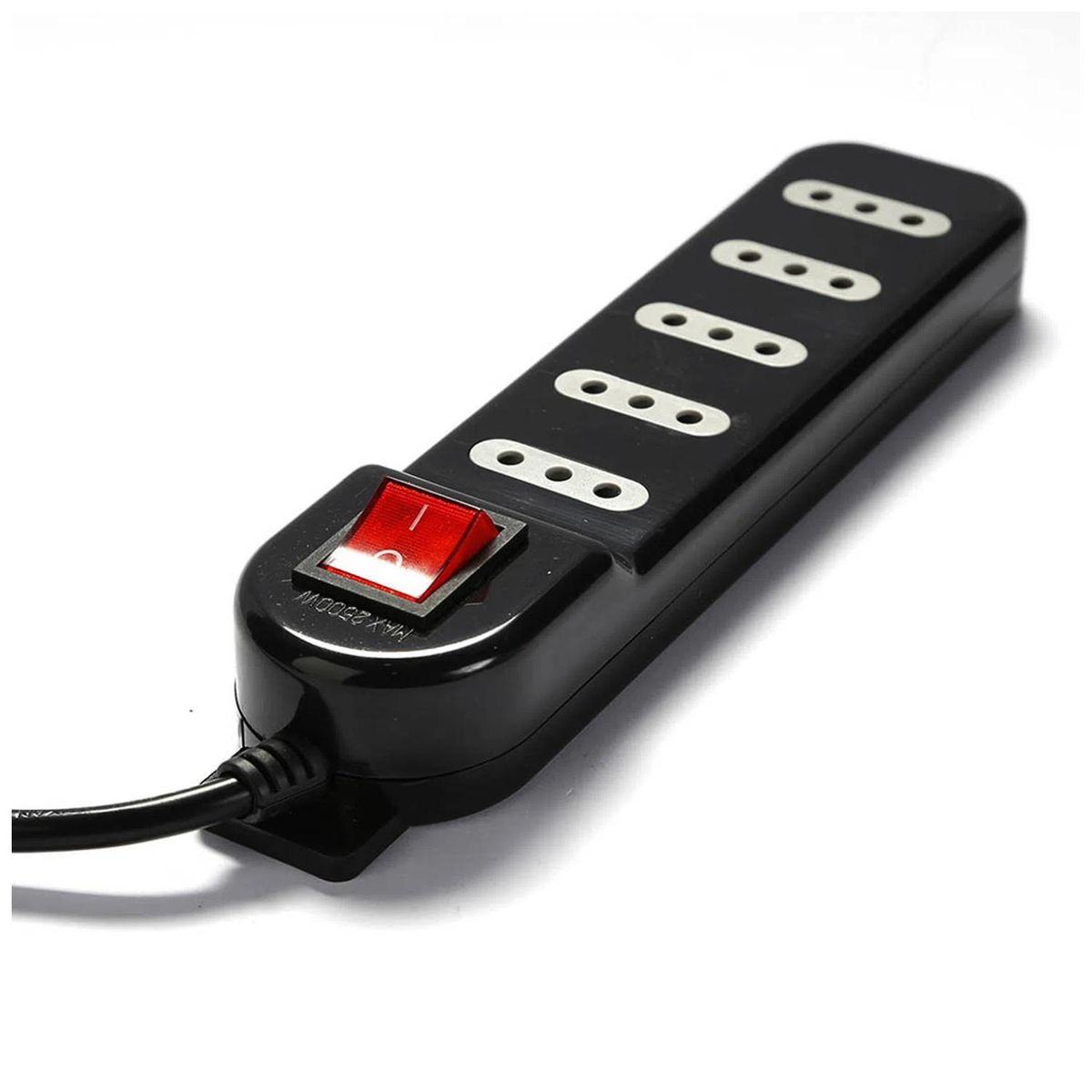 MACROTEL - Zapatilla Alargador 3mt 5 Entradas Negro Macrotel