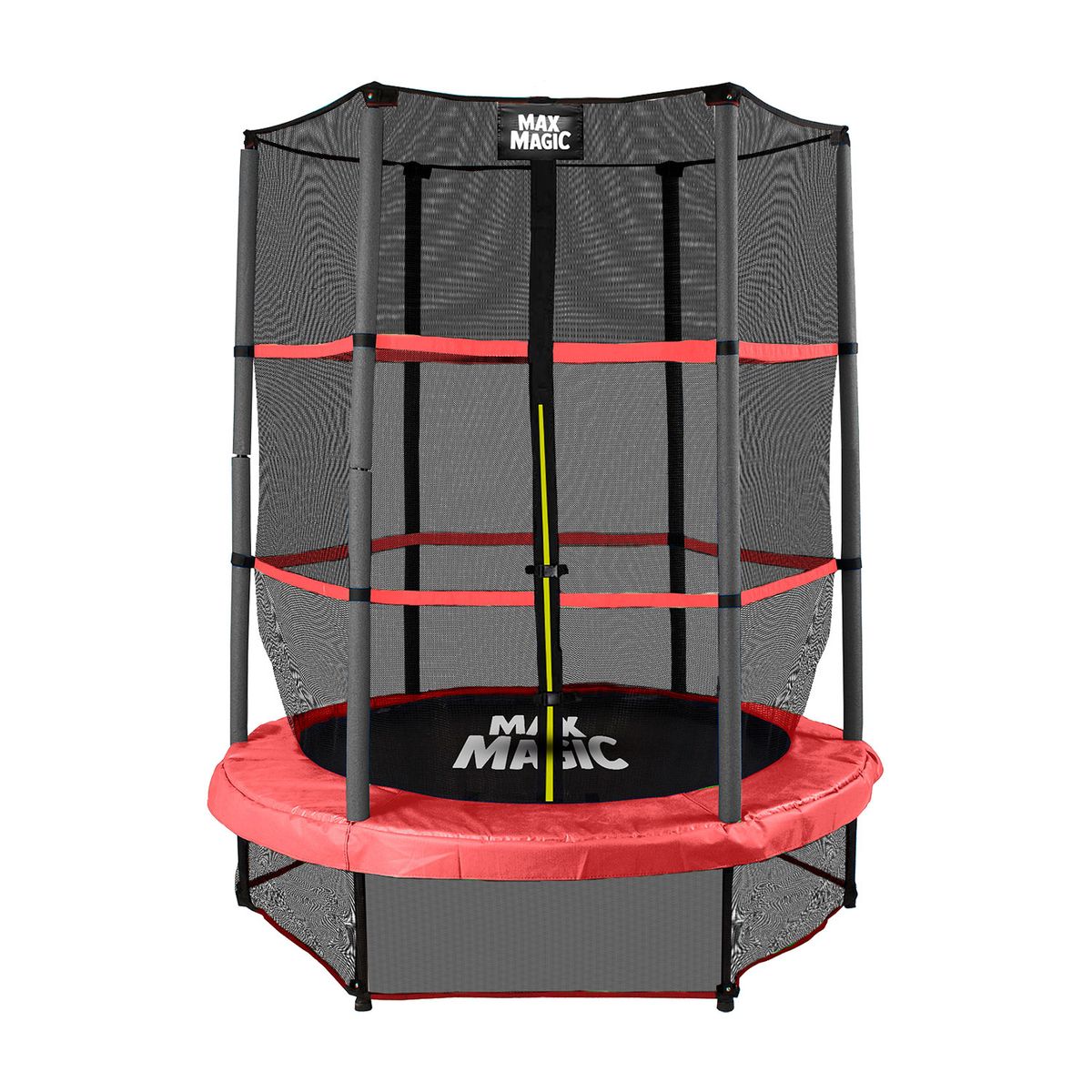 MAX MAGIC - Cama Elástica 140 cm Rojo