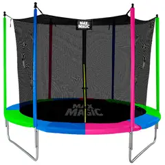 MAX MAGIC - Cama Elástica 183 cm (6 Ft) Multicolor