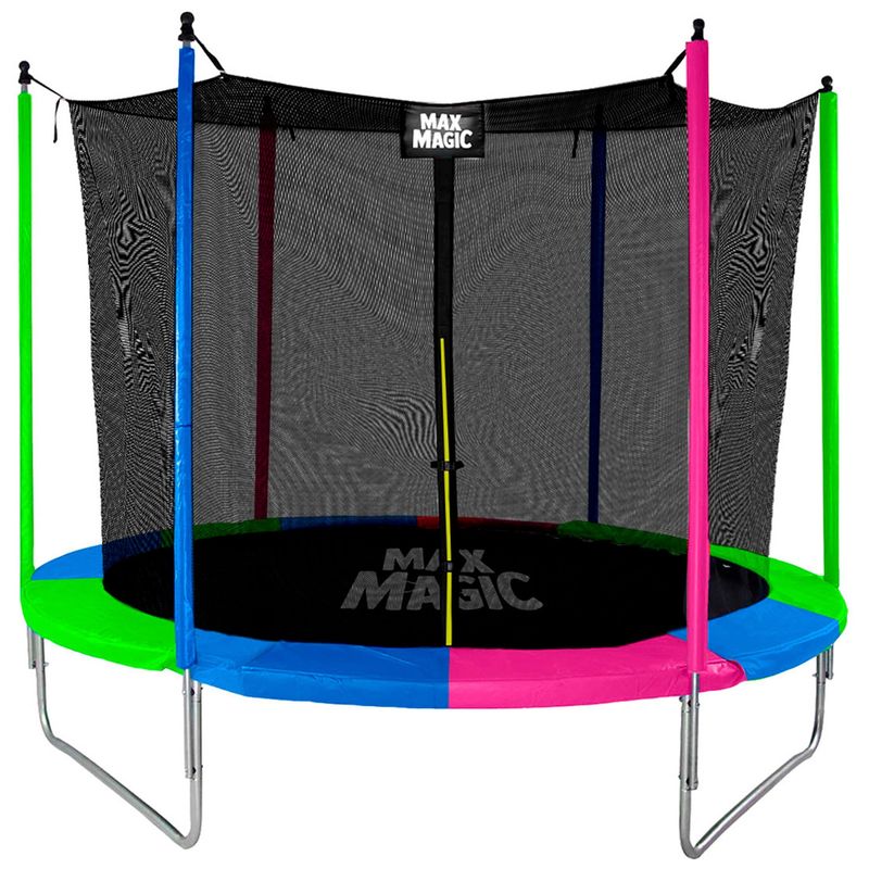 MAX MAGIC - Cama Elástica 244 cm (8 Ft) Negro