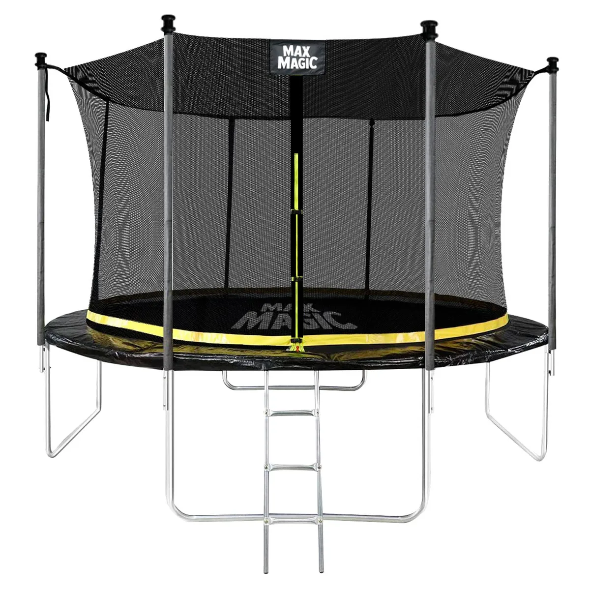 MAX MAGIC - Cama Elástica 366 cm (12 Ft) Negro