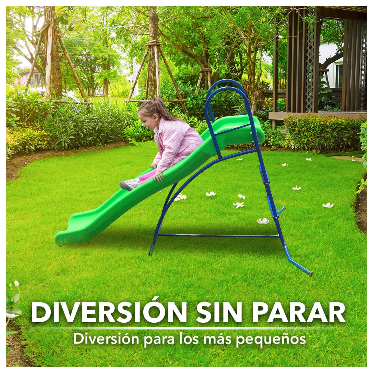 MAX MAGIC - Resbalín Infantil 4,5 ft Verde