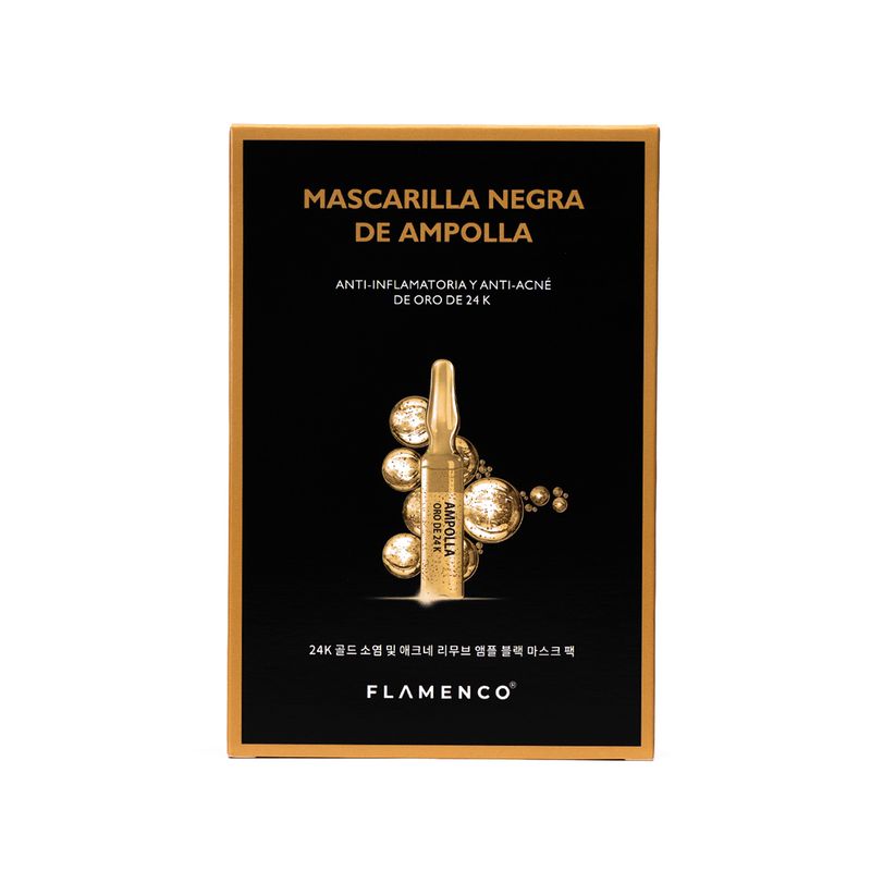 CHINITOWN - Mascarilla Negra de Ampolla Chinitown