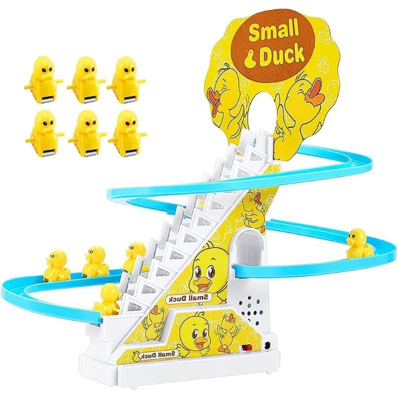 EVERSO - Pista De Carreras Patos Escaleras Deslizamiento Juguete Niño…
