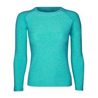 Polera Dry Fit Manga Larga Bangsi Turquesa Mujer