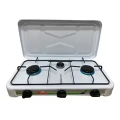 GENERICO - Cocinilla A Gas Camping Cocina Portatil 3 Plato Cocinillas