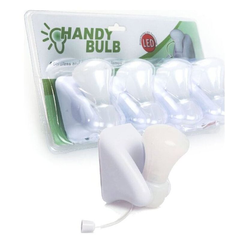 GENERICO - Set 4 Ampolletas Led De Emergencia A Pilas Lampara